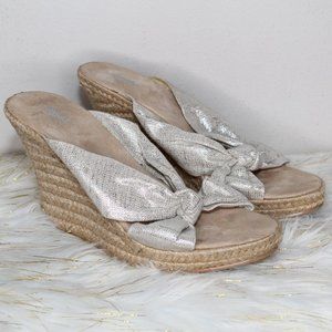 Mossimo Espadrille Wedges with metallic bow
